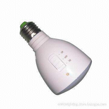 4W Rechargeable LED Emergency Light/Bulb with 85 to 265V AC Voltage